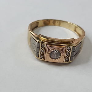 ANILLO. ORO. 14 K 4.9 GRMS (SEMINUEVO)