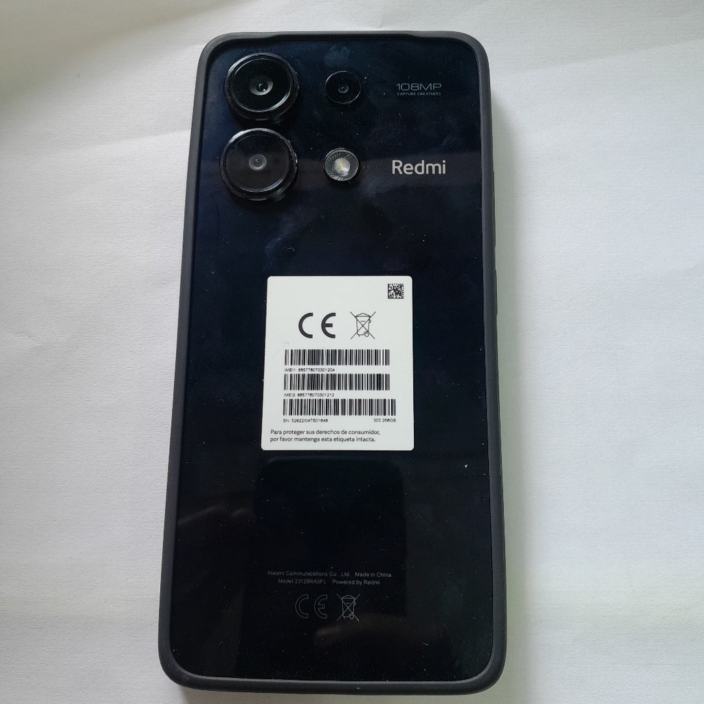 CELULAR XIAOMI REDMI NOTE 13 23129RA5FL (2024) 128 GB 8 GB RAM (SEMINUEVO)