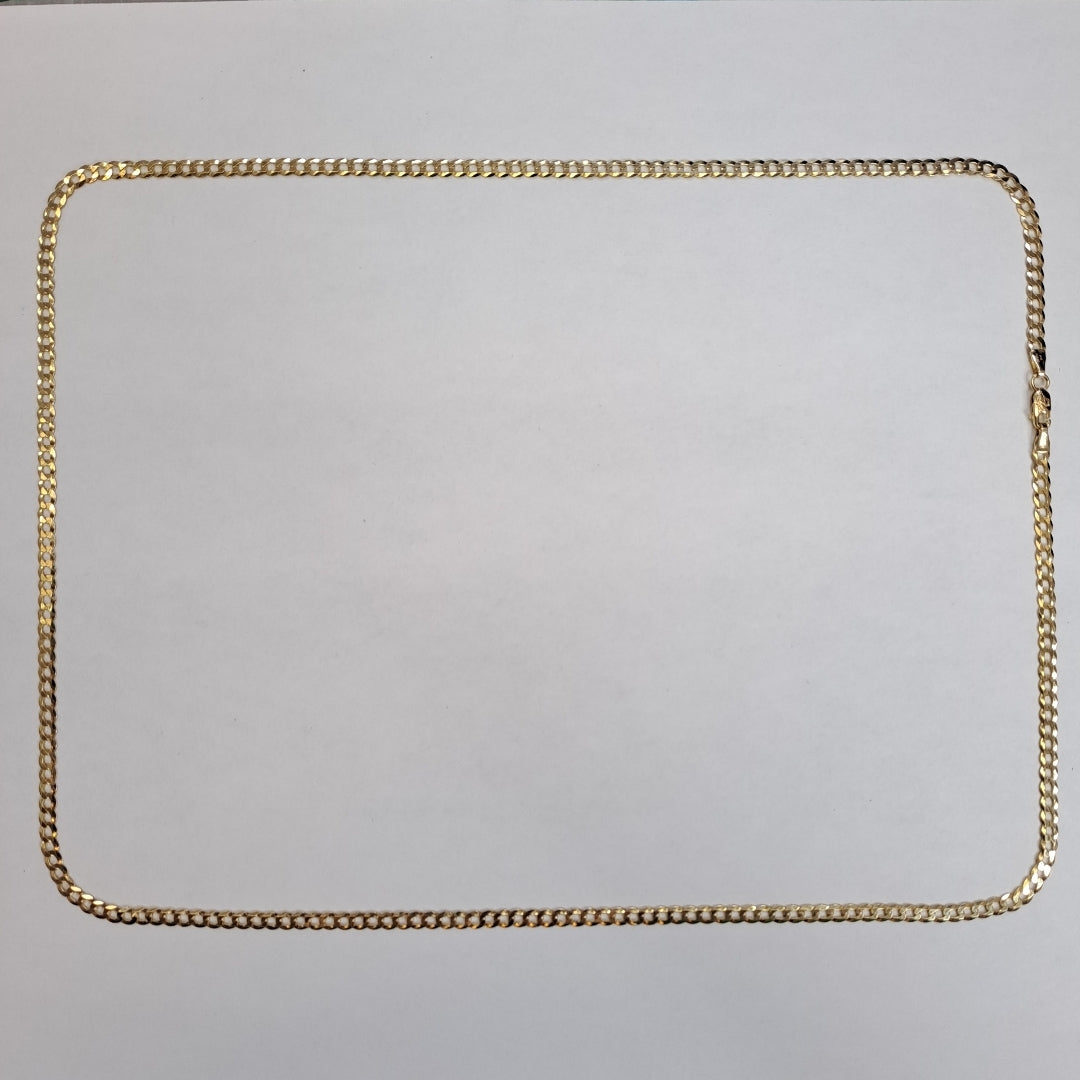 CADENAS BARBADA AMARILLA ORO 14K 8 (NUEVO)