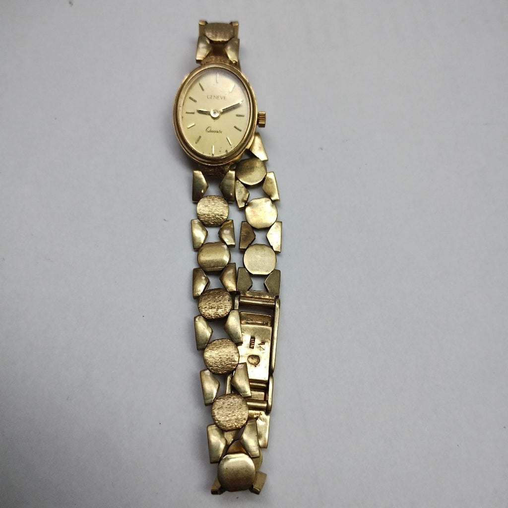 RELOJ CAJA Y PULSO ORO. ORO. 10 K 16.1 GRMS (SEMINUEVO)