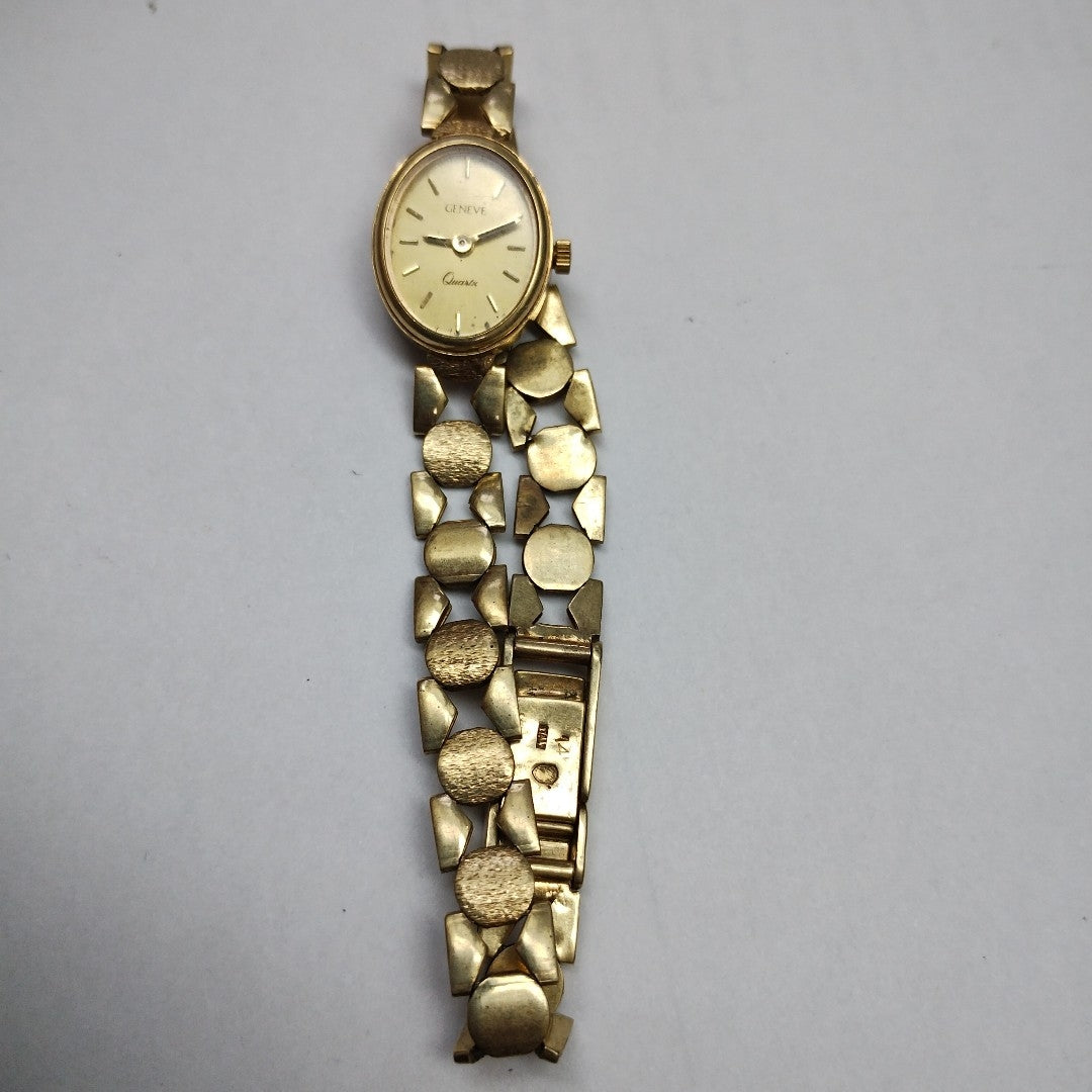 RELOJ CAJA Y PULSO ORO. ORO. 10 K 16.1 GRMS (SEMINUEVO)