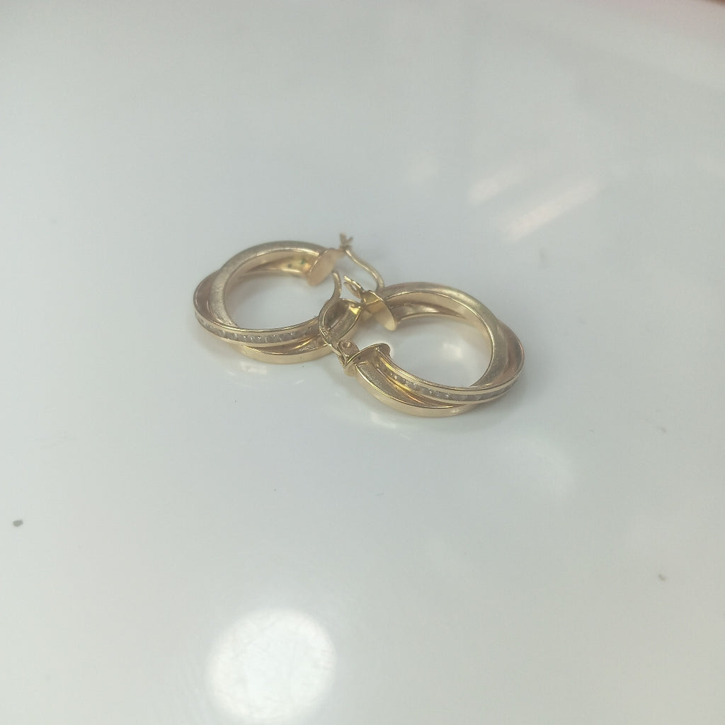 ARRACADAS PAR. ORO. 14 K 3.4 GRMS (SEMINUEVO)