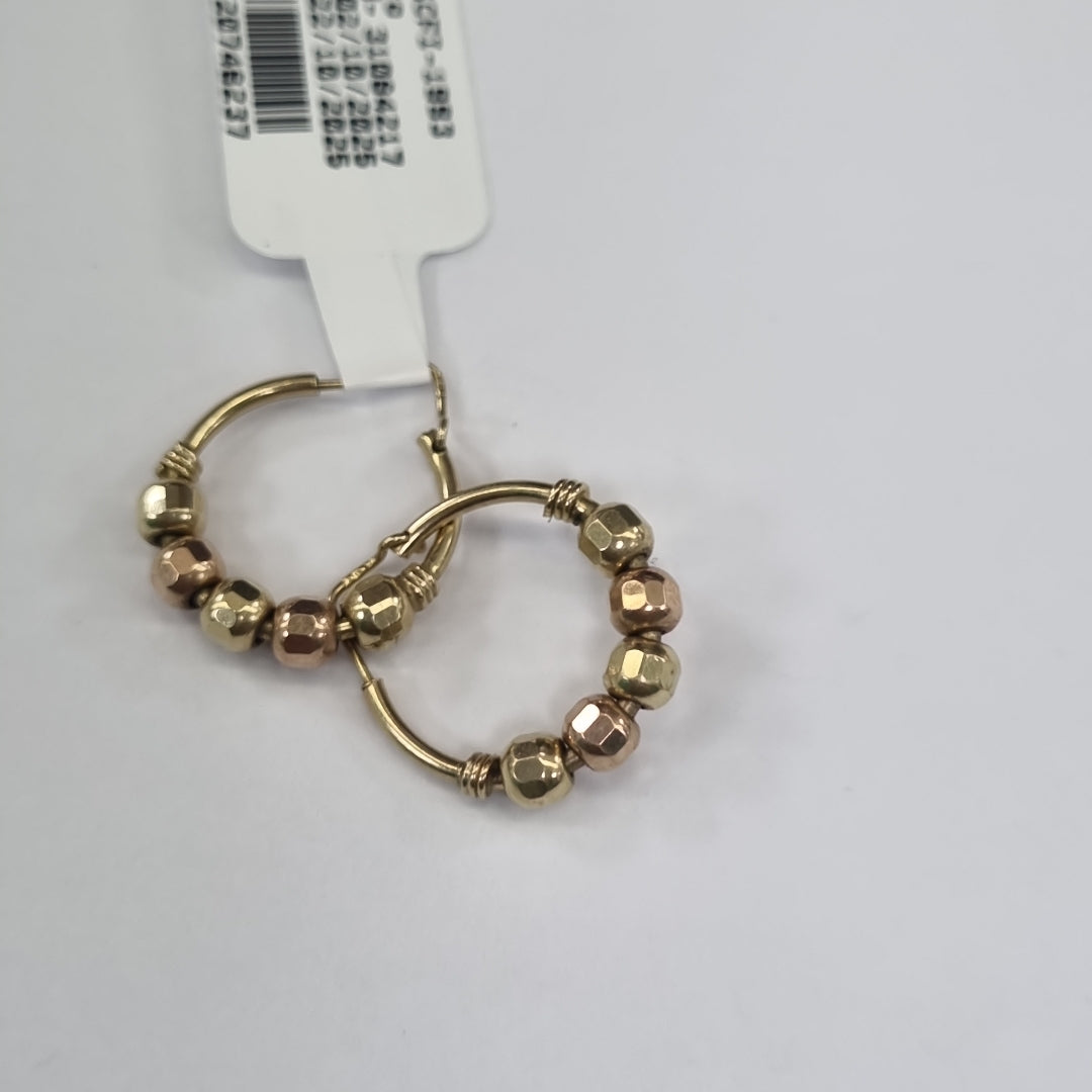 ARRACADAS PAR ORO 14 K 2,20 GRMS (SEMINUEVO)