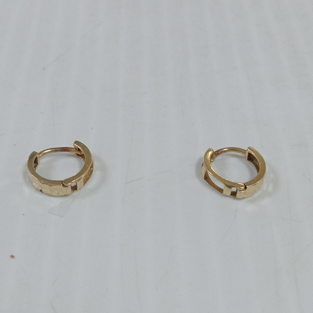ARETES PAR. ORO. 10 K 0.8 GRMS (SEMINUEVO)
