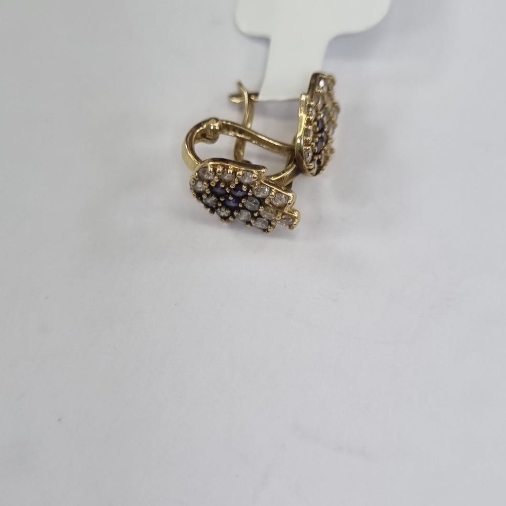 ARETES PAR. ORO. 14 K 1.5 GRMS (SEMINUEVO)