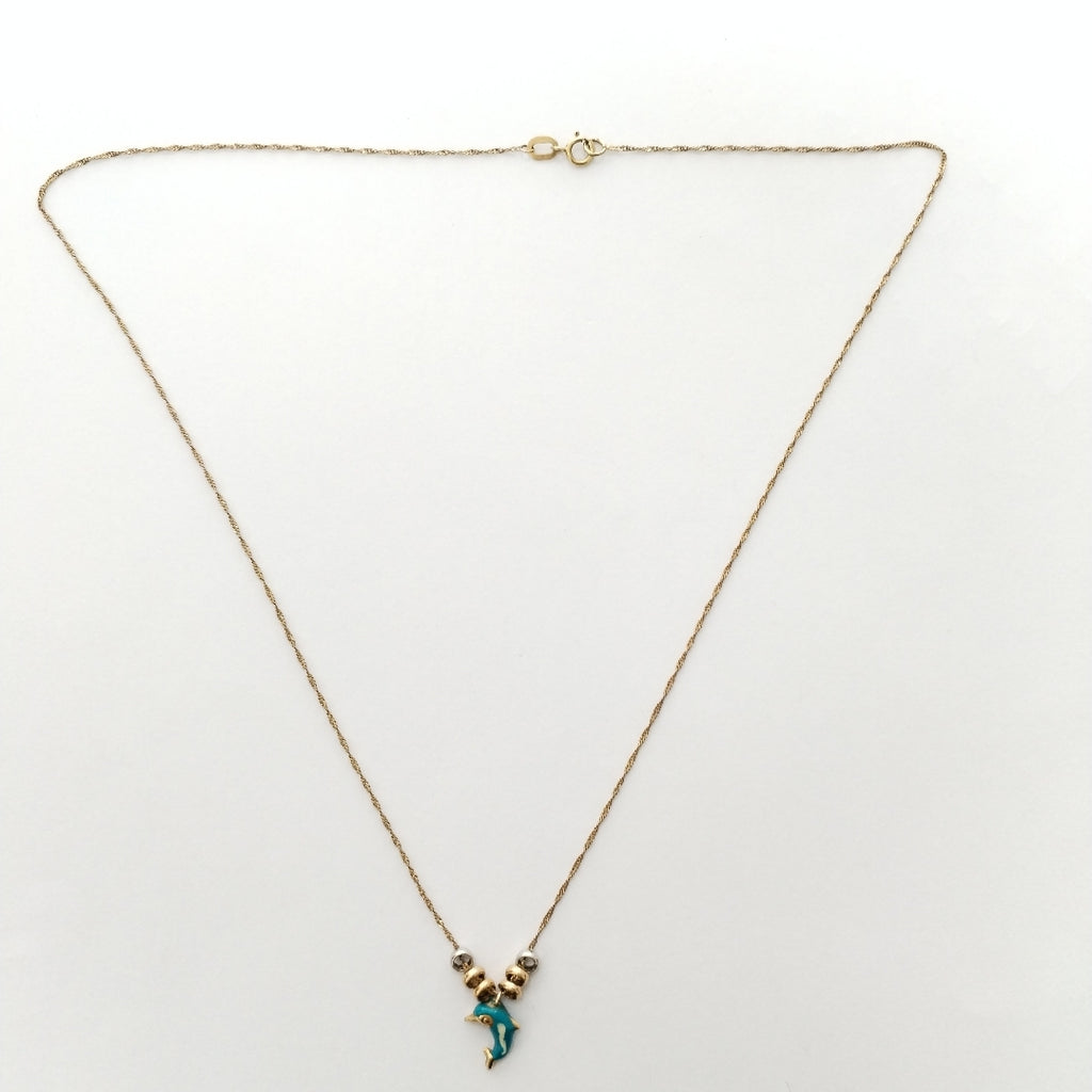 CADENA,DIJE ORO 14 K 1,30 GRMS (SEMINUEVO)