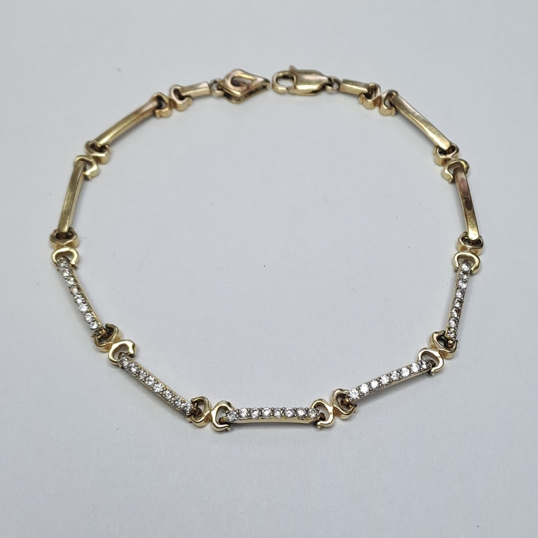 PULSERA. ORO. 14 K 7.6 GRMS (SEMINUEVO)
