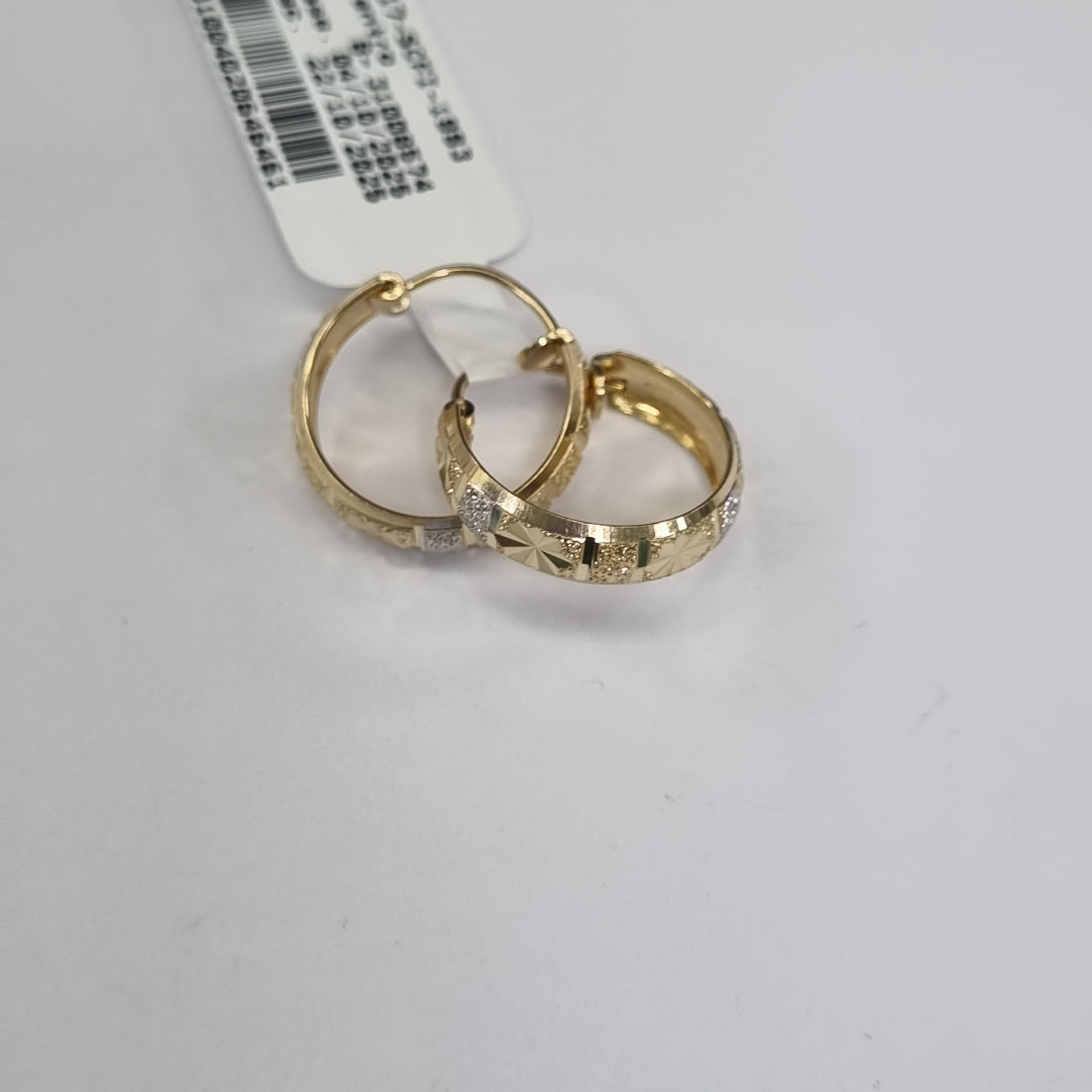 ARRACADAS PAR. ORO. 14 K 2.5 GRMS (SEMINUEVO)
