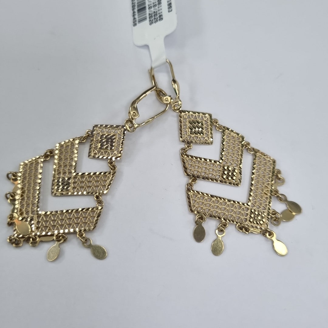 ARETES PAR. ORO. 14 K 7 GRMS (SEMINUEVO)