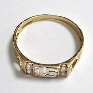ANILLITO. ORO. 10 K 1 GRMS (SEMINUEVO)