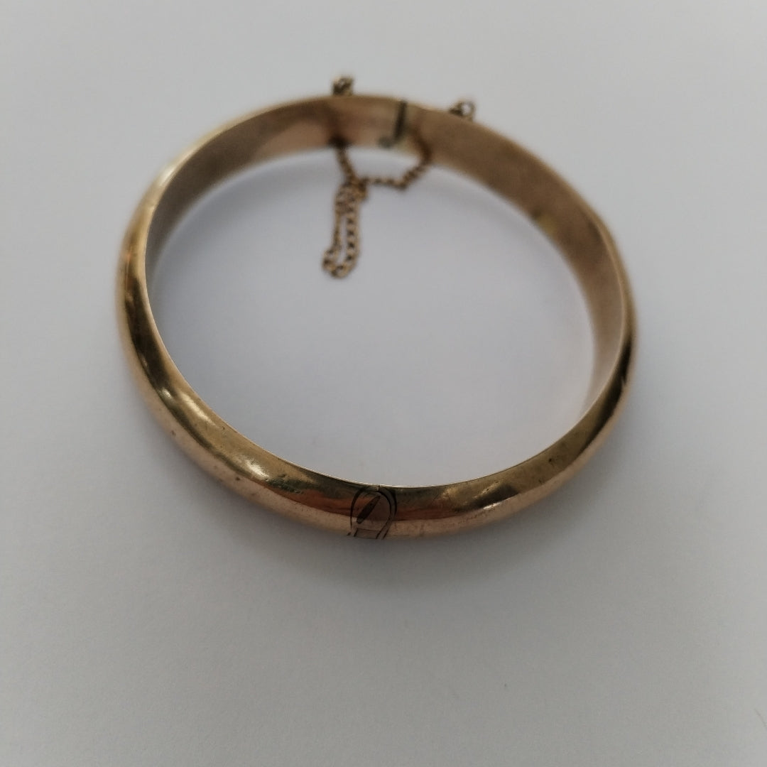 PULSERA RIGIDA. ORO. 8 K 13.9 GRMS (SEMINUEVO)