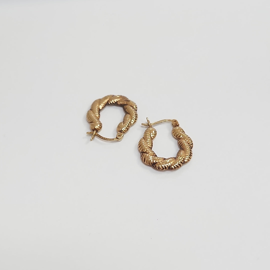 ARETES PAR. ORO. 14 K 1.8 GRMS (SEMINUEVO)