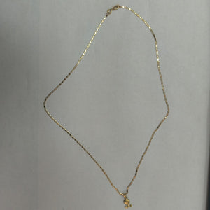 CADENA, DIJE. ORO. 14 K 1.7 GRMS (SEMINUEVO)