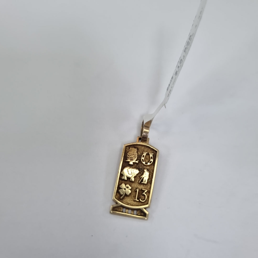 DIJE. ORO. 14 K 3.4 GRMS (SEMINUEVO)