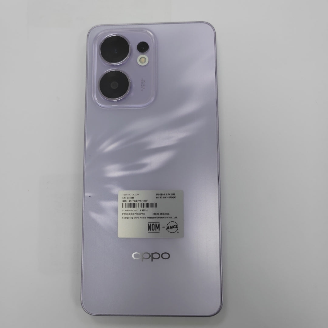 CELULAR OPPO  RENO 13F 5G CPH2699 (2025) 256 GB 12 GB RAM (SEMINUEVO)