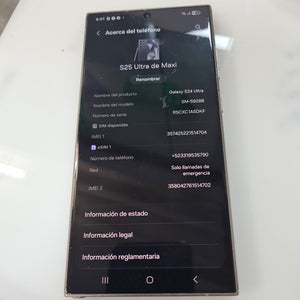 CELULAR SAMSUNG GALAXY S24 ULTRA SM-S928B (2024) 256 GB 12 GB RAM (SEMINUEVO)