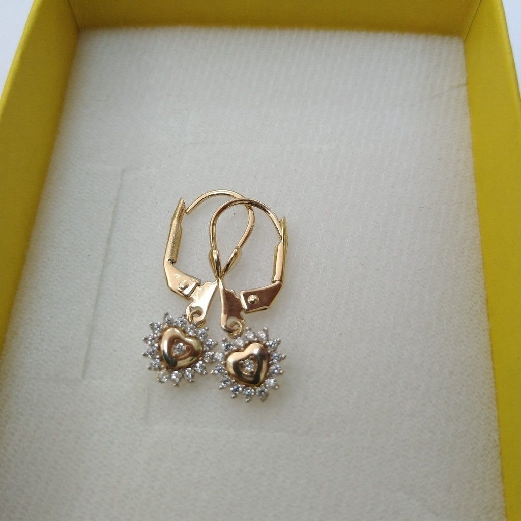 BROQUELES ORO 14K 2.1 (NUEVO)