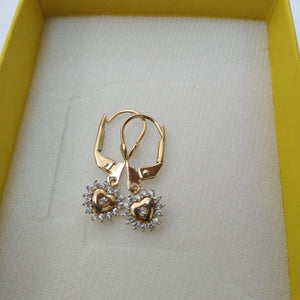 BROQUELES ORO 14K 2.1 (NUEVO)