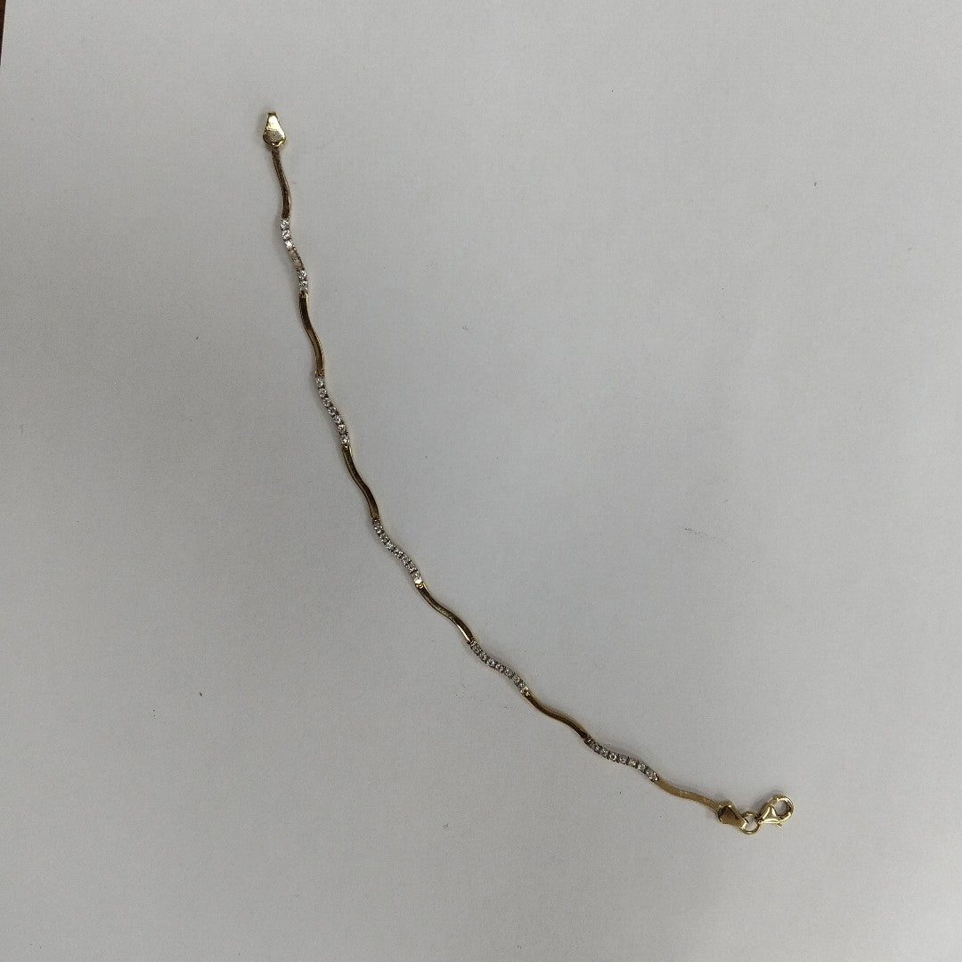 PULSERAS DAMA ORO 14K 3.5 (NUEVO)