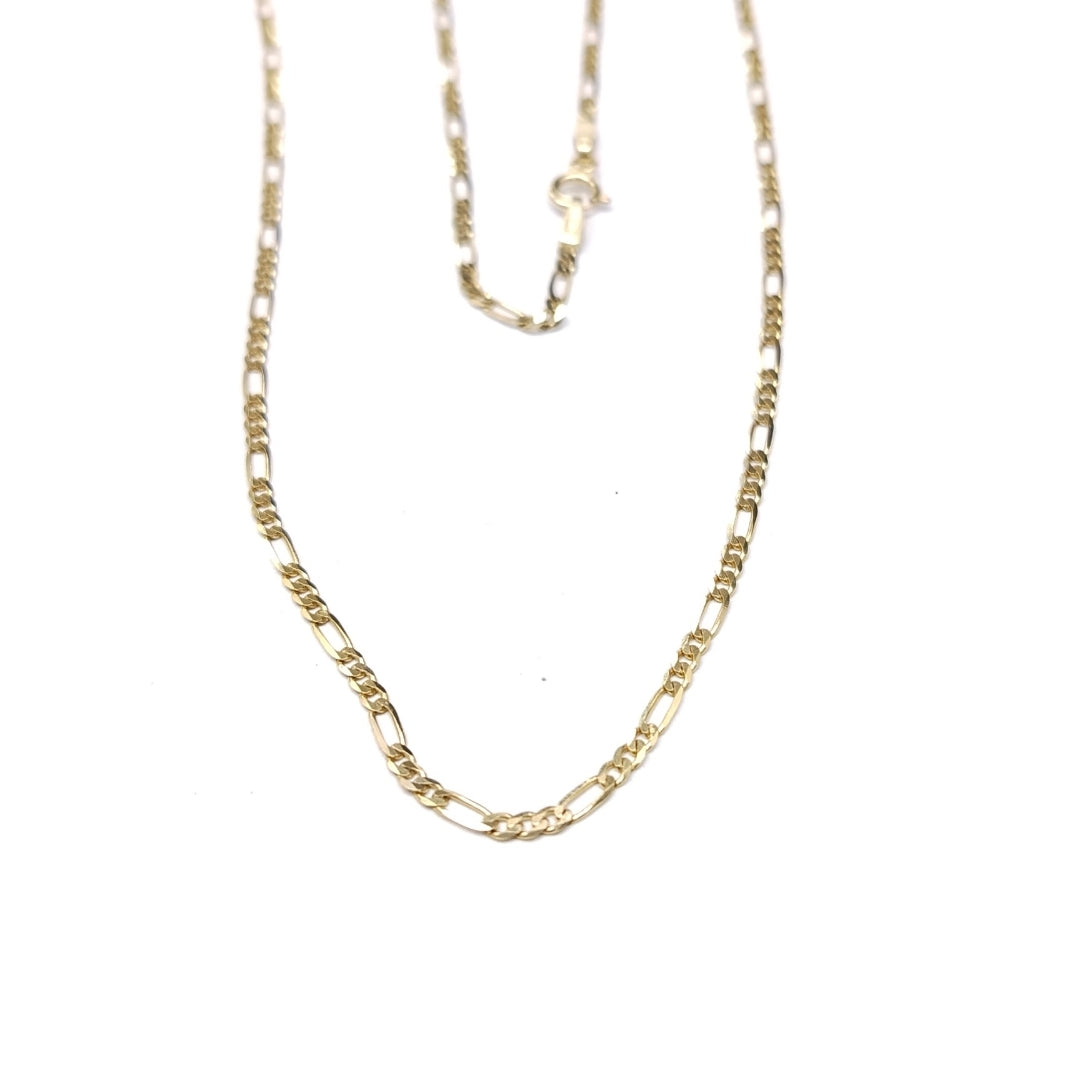 CADENAS CARTIER 3 1 AMARILLA ORO 14K 3.3 (NUEVO)