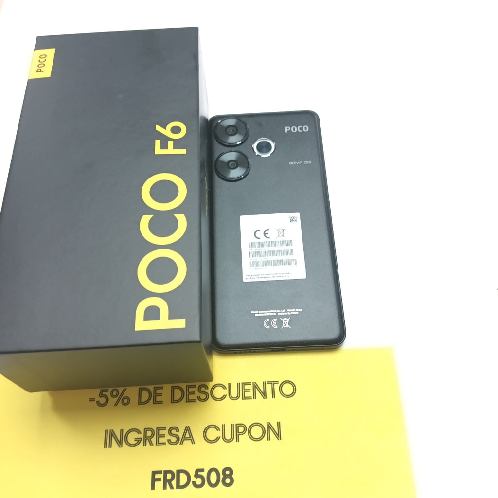 CELULAR XIAOMI POCO F6 24069PC21G 512 GB 12 GB RAM (SEMINUEVO)