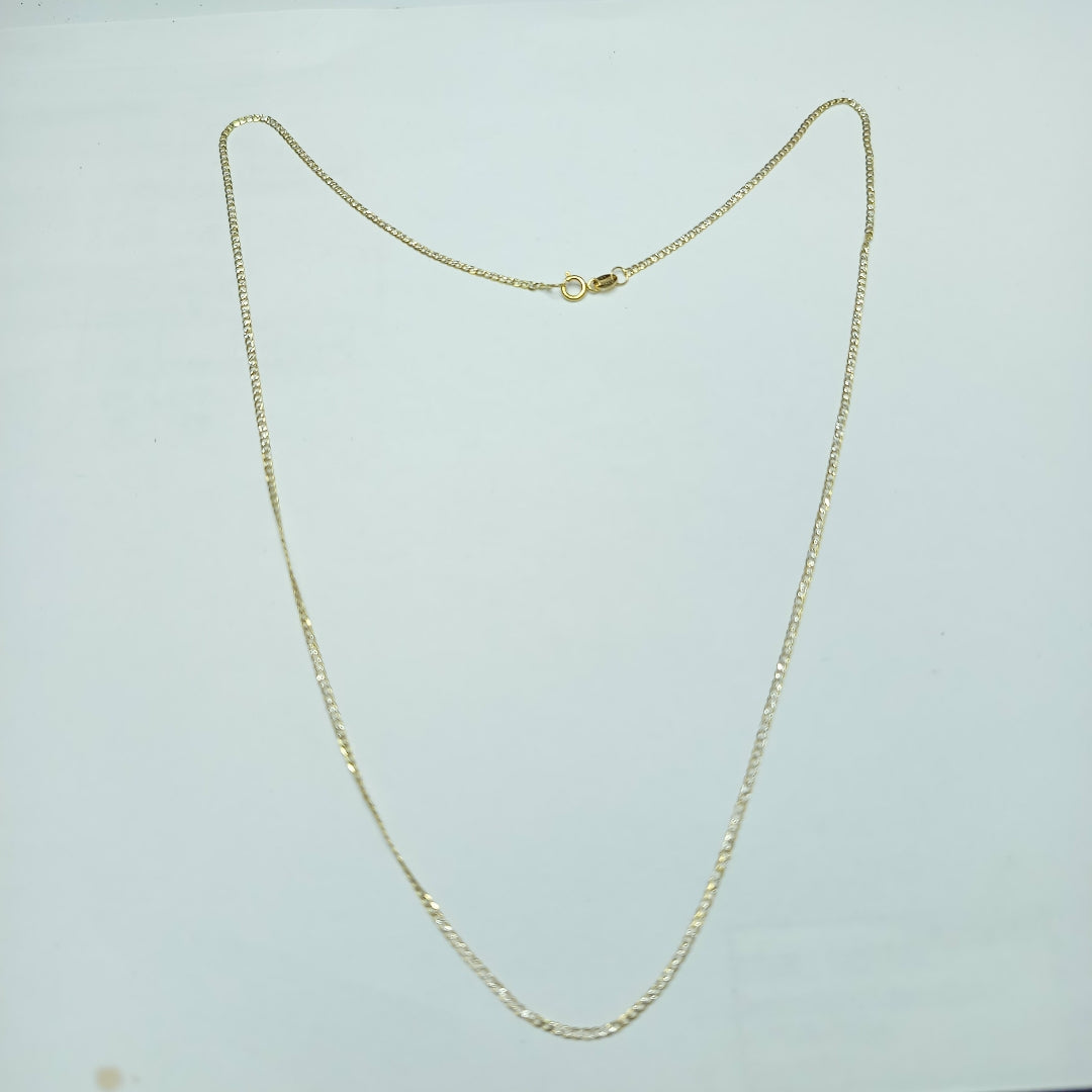 CADENAS BARBADA DIAMANTADA ORO 14K 2.3 (NUEVO)