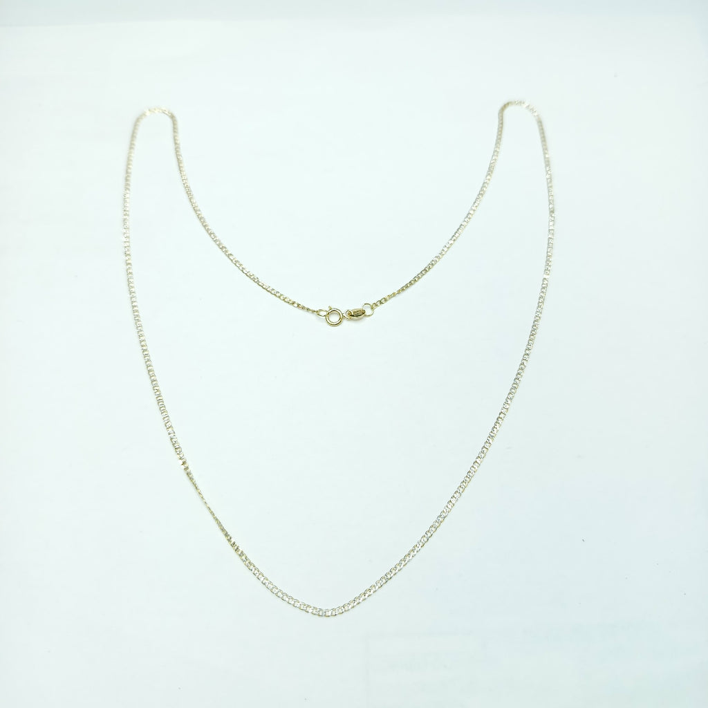 CADENAS BARBADA DIAMANTADA ORO 14K 2.2 (NUEVO)