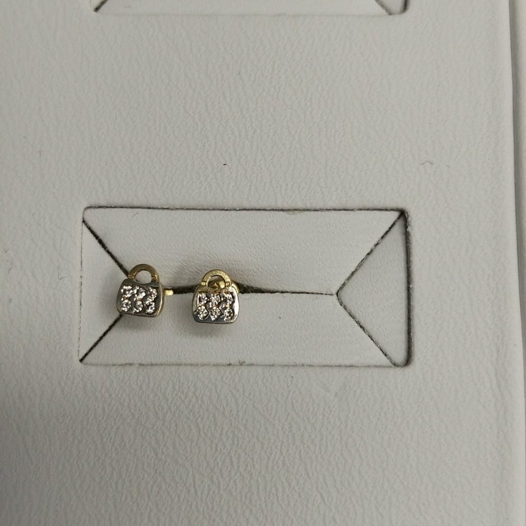 BROQUELES ORO 14K 1 (NUEVO)