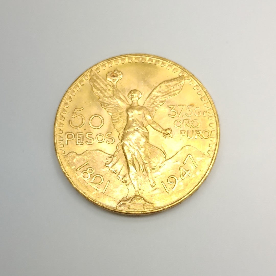 K1 41,60 GRMS 21 K IDENTIFICACIÓN MONEDA NOMINATIVA MONEDAS PESOS 50 PESOS (SEMINUEVO)