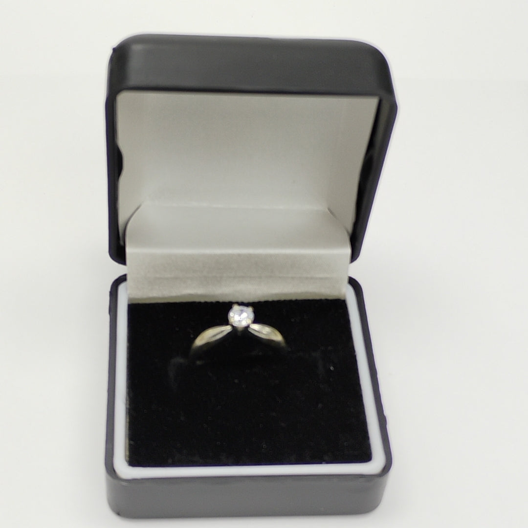 SOLITARIO ORO BLANCO 14 K 2,00 GRMS (SEMINUEVO)