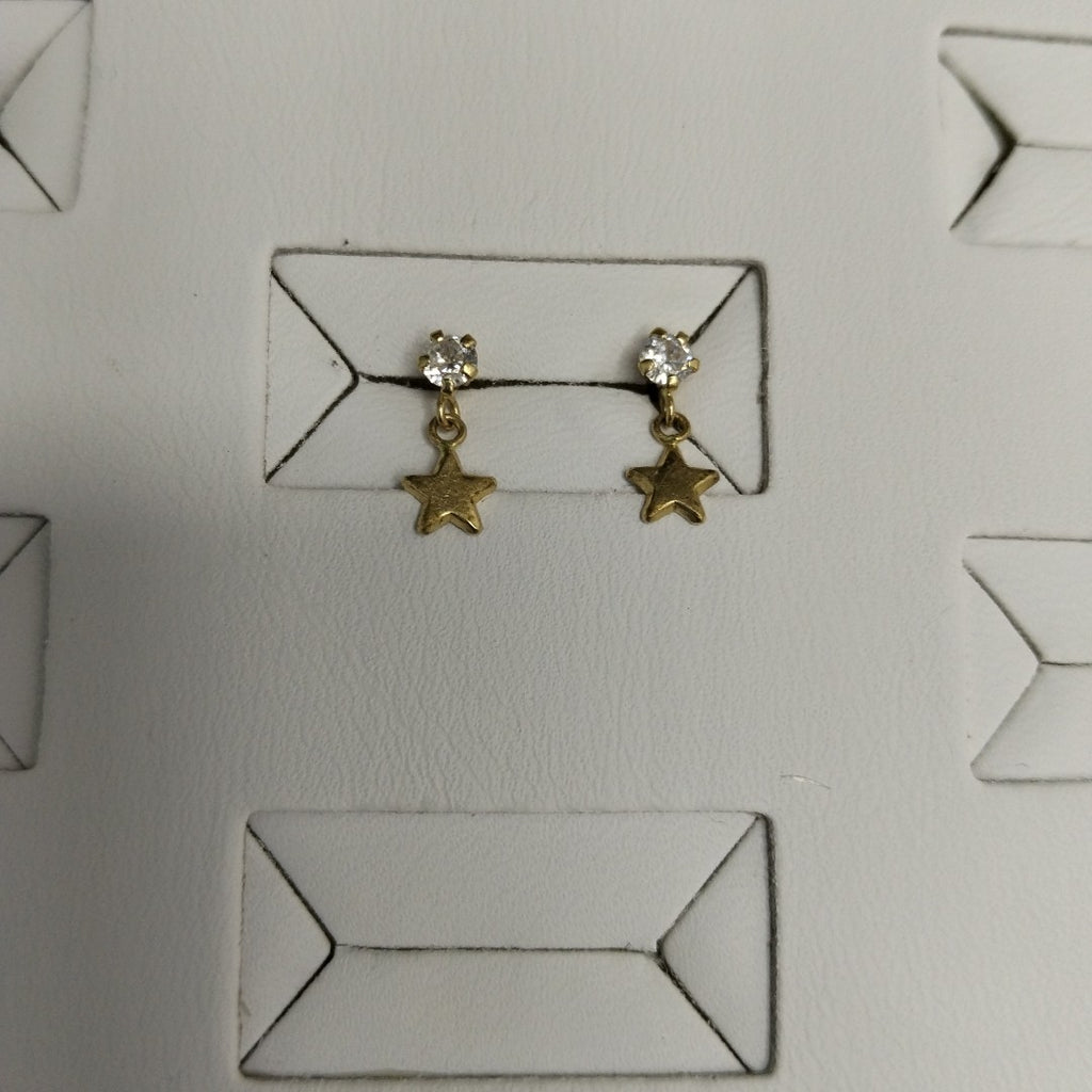 BROQUELES ORO 14K 1 GRS (NUEVO)