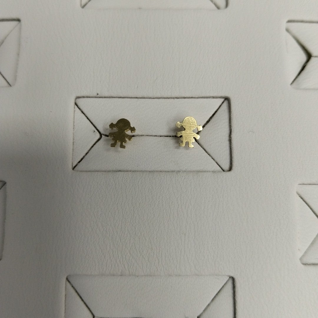 BROQUELES ORO 14K 1 (NUEVO)