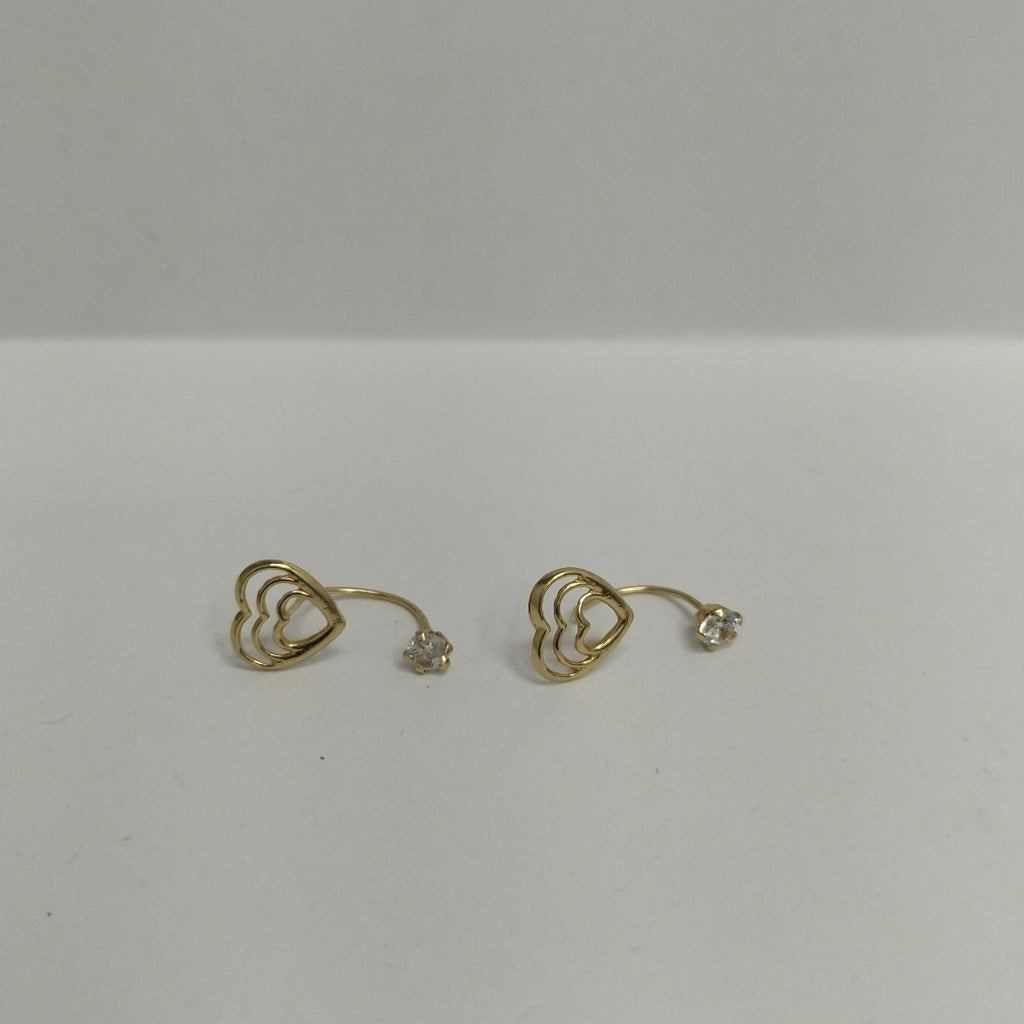 BROQUELES ORO 14K 1 GRS (NUEVO)