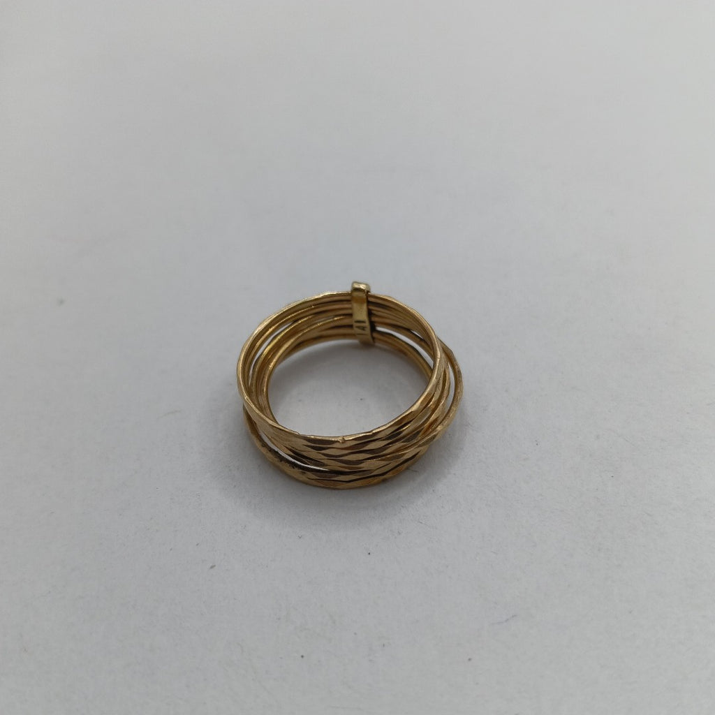 ANILLITO, SEMANARIO DE ARGOLLAS. ORO. 14 K 3.2 GRMS (SEMINUEVO)