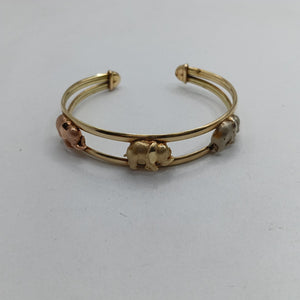 PULSERA RIGIDA ORO 14 K 9,60 GRMS (SEMINUEVO)