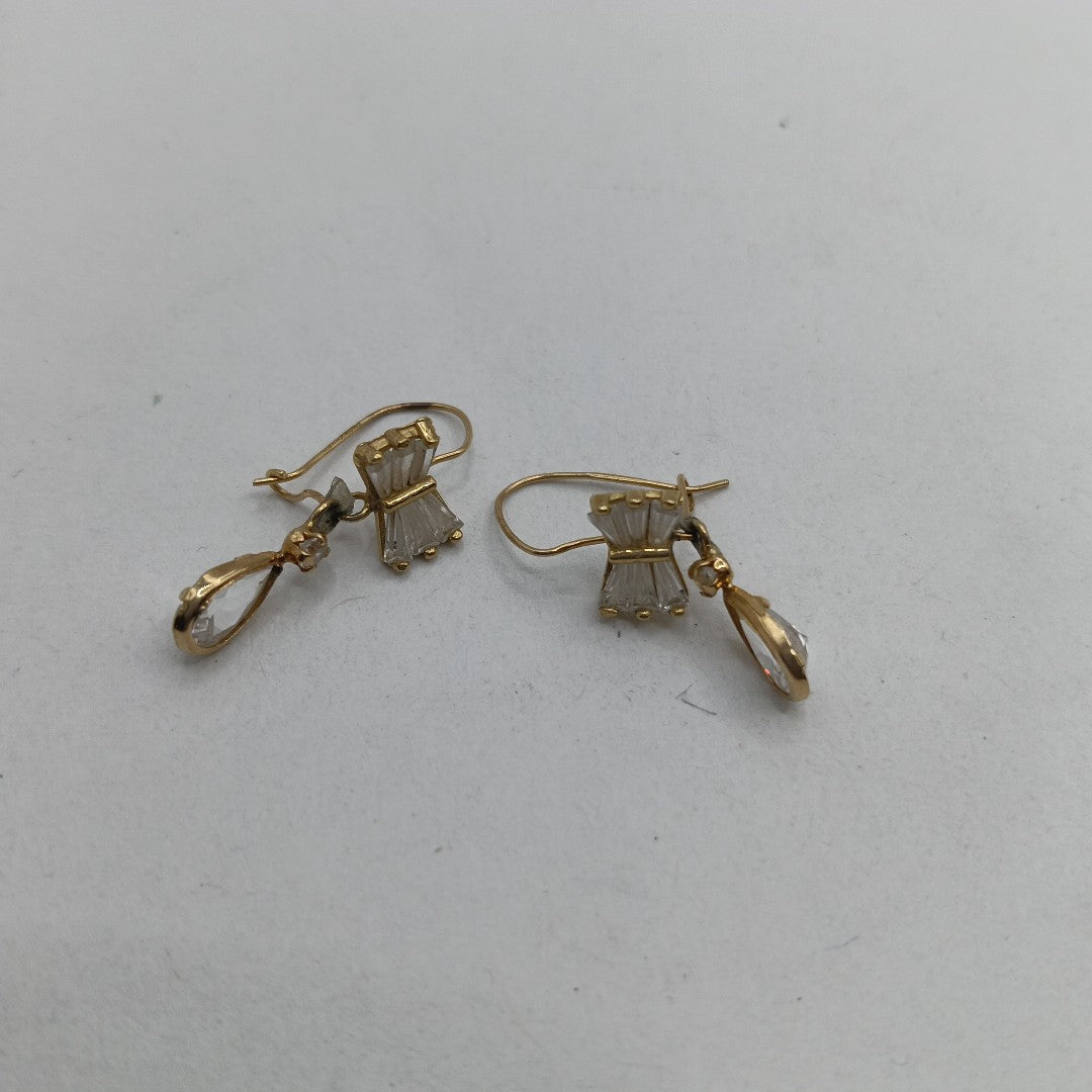ARETES PAR ORO 10 K 1,00 GRMS (SEMINUEVO)
