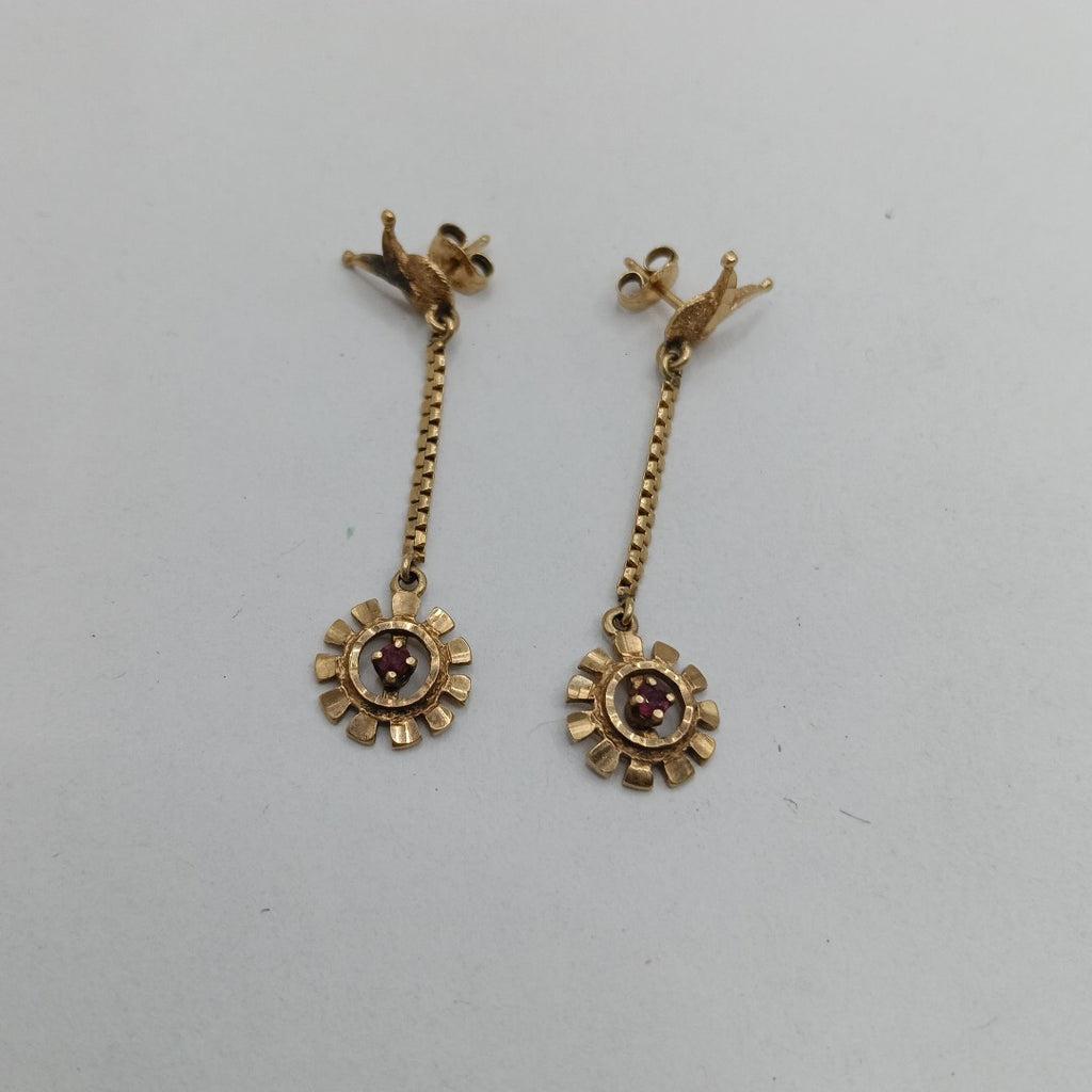 ARETES PAR ORO 10 K 4,20 GRMS (SEMINUEVO)