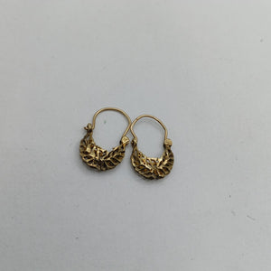 ARETES PAR ORO 10 K 1,10 GRMS (SEMINUEVO)