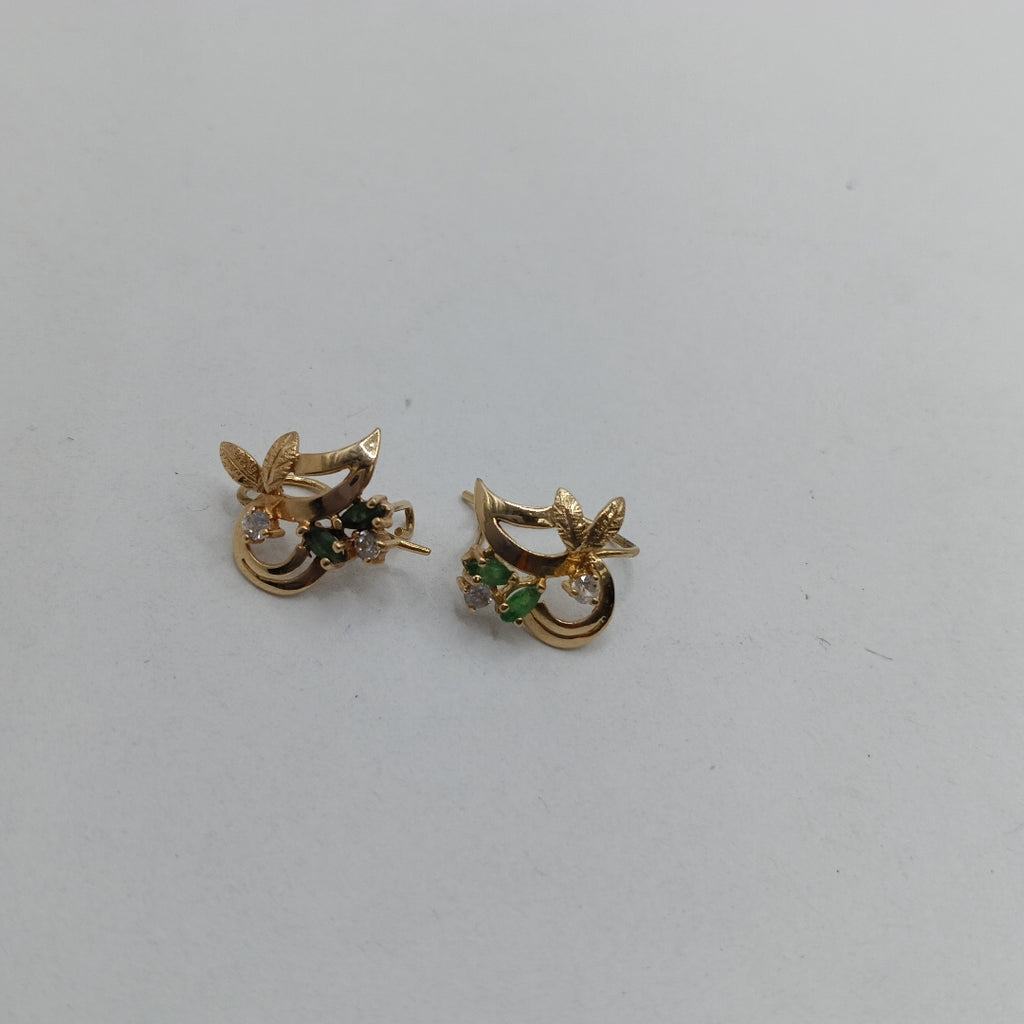 ARETES PAR. ORO. 14 K 2.2 GRMS (SEMINUEVO)
