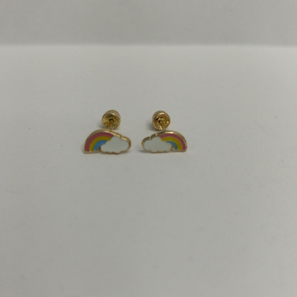 BROQUELES ORO 14K 1 (NUEVO)