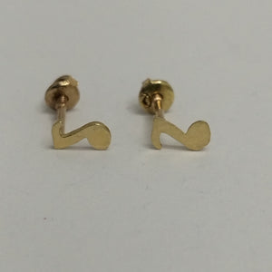 BROQUELES ORO 14K 1 (NUEVO)