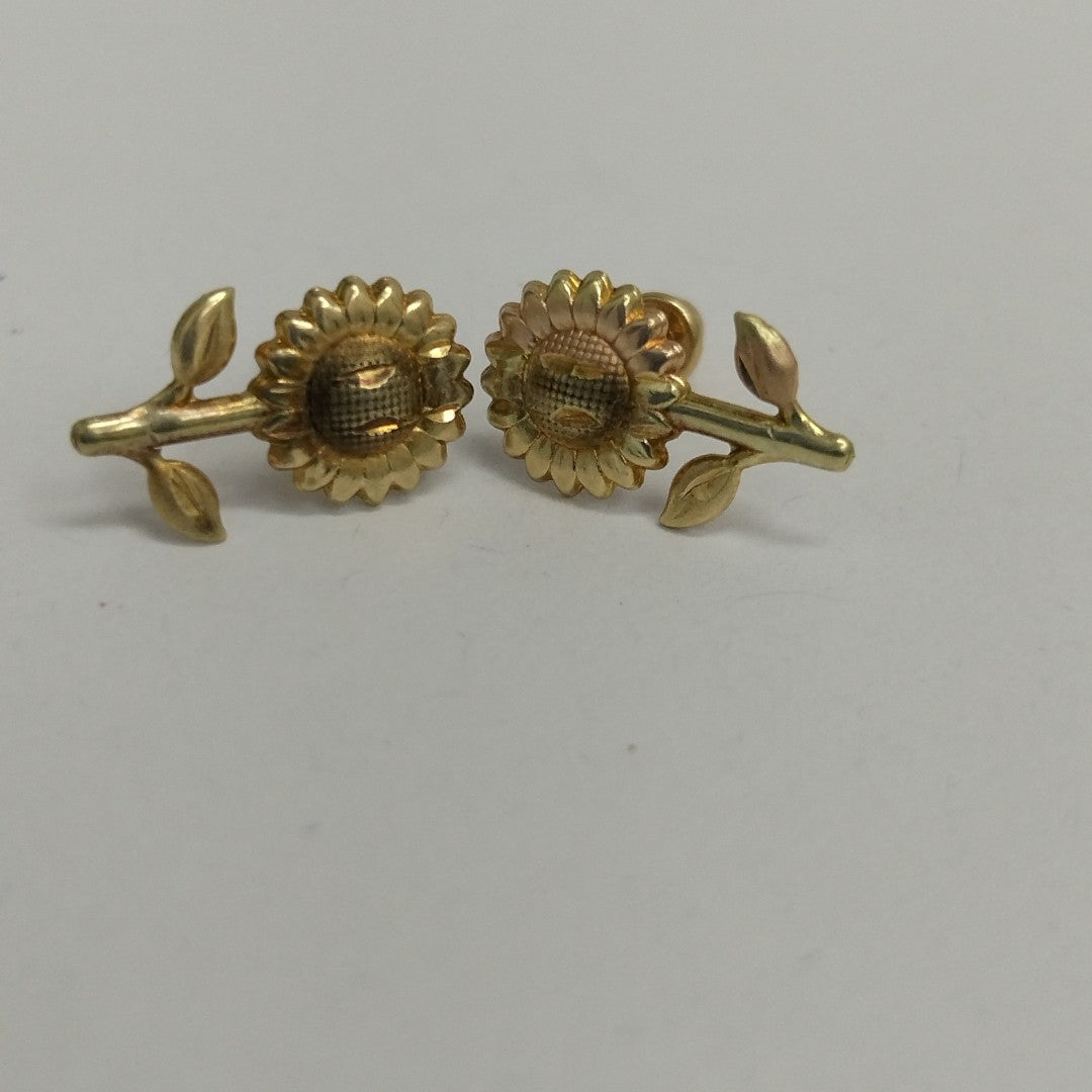 BROQUELES ORO 14K 1 (NUEVO)