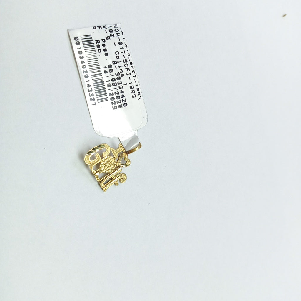 DIJE. ORO. 14 K 0.6 GRMS (SEMINUEVO)