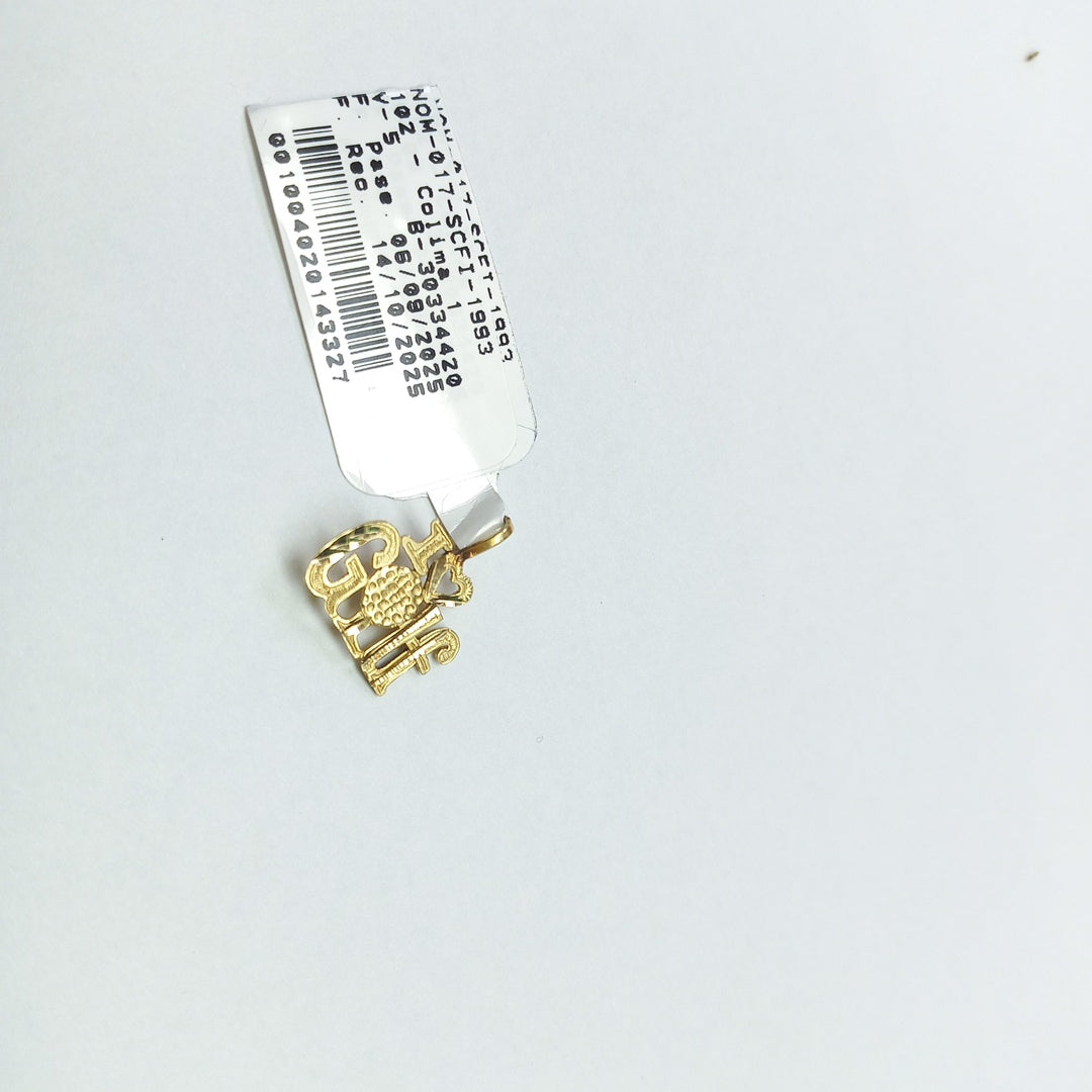 DIJE. ORO. 14 K 0.6 GRMS (SEMINUEVO)