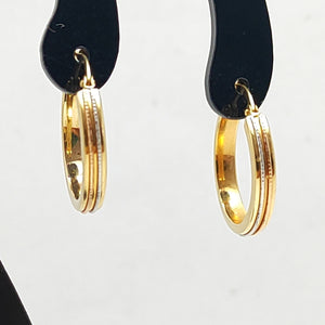 ARRACADAS PAR. ORO, ORO COMBINADO. 14 K 1.9 GRMS (SEMINUEVO)