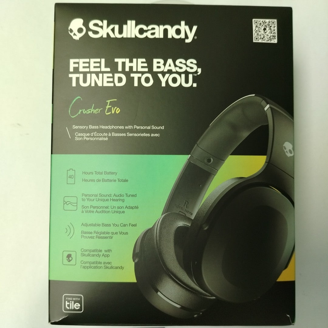 AUDIFONOS SKULLCANDY CRUSHER EVO S6EVW INALAMBRICO OVER EAR (SEMINUEVO)