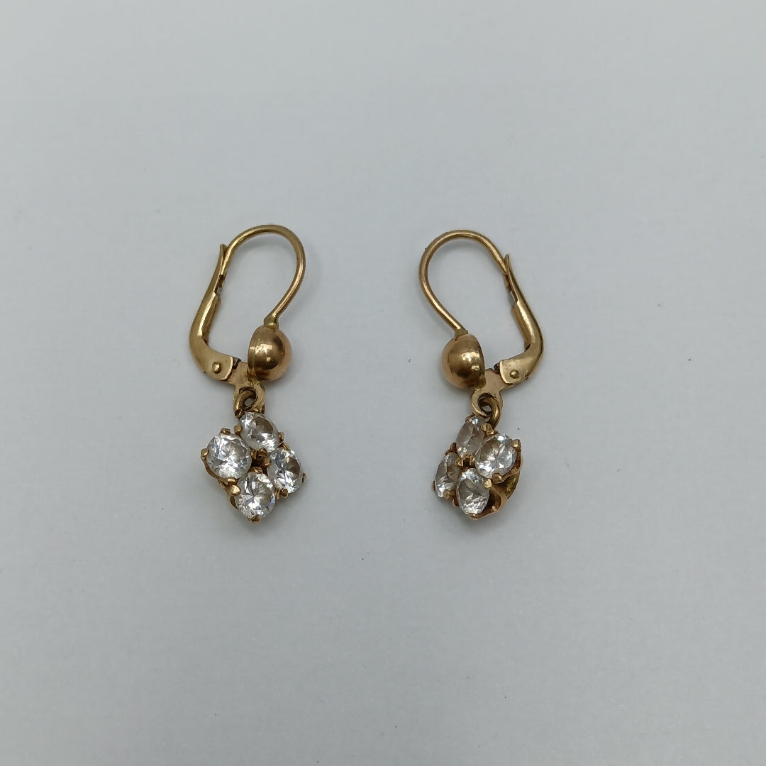 ARETES PAR ORO 10 K 3,60 GRMS (SEMINUEVO)