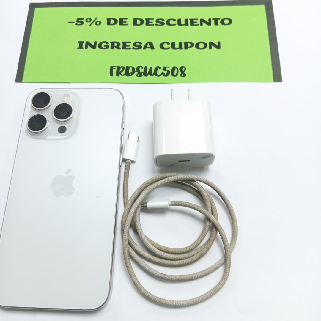 CELULAR APPLE IPHONE 15 PRO MAX A3105 (2023) 256 GB 8 GB RAM (SEMINUEVO)