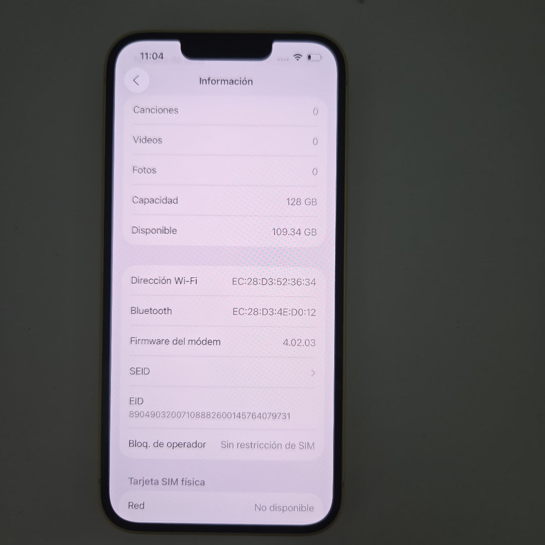 CELULAR APPLE IPHONE 14 A2881 128 GB 6 GB RAM (SEMINUEVO)