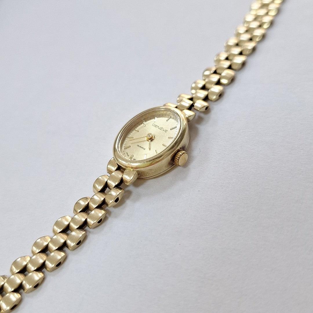 RELOJ CAJA Y PULSO ORO. ORO. 14 K 22.6 GRMS (SEMINUEVO)